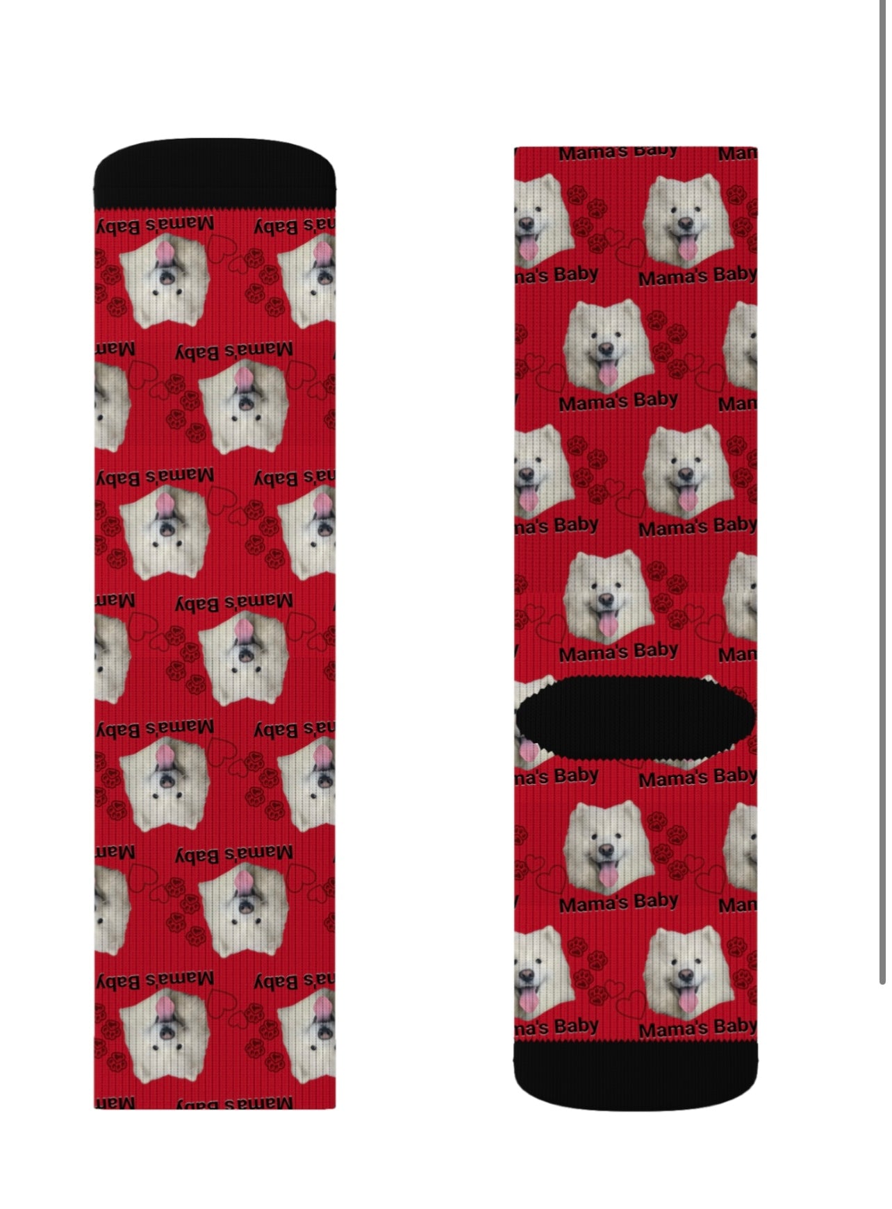 Custom Portrait Sublimation Socks, Personalized Photo Printed Crew Socks, Customized Family Portrait Gift, Custom Face Socks, Unique Photo