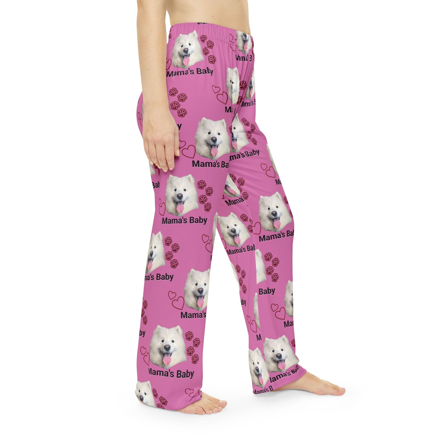 Custom Portrait Women's Pajama Pants, Personalized Sleepwear for Her, Customized PJ Bottoms, Photo Pajama Trousers, Christmas Gift for Wife