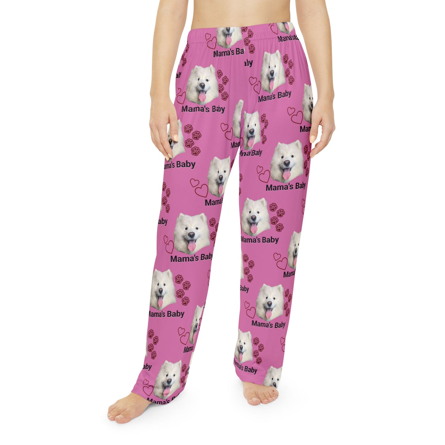 Custom Portrait Women's Pajama Pants, Personalized Sleepwear for Her, Customized PJ Bottoms, Photo Pajama Trousers, Christmas Gift for Wife