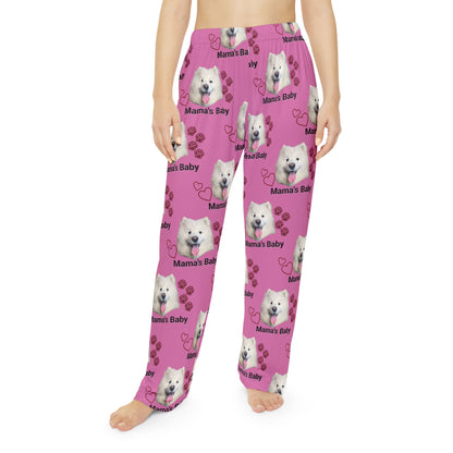 Custom Portrait Women's Pajama Pants, Personalized Sleepwear for Her, Customized PJ Bottoms, Photo Pajama Trousers, Christmas Gift for Wife