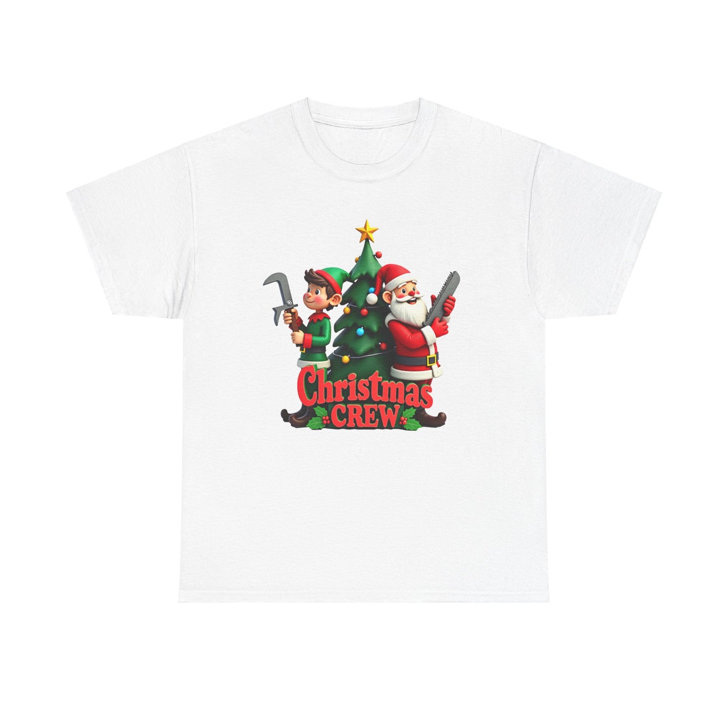Funny Christmas Crew Tee, Holiday Humor Shirt, Unisex Cotton T-Shirt, Xmas Joke Top, Festive Graphic Tee