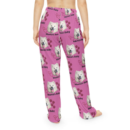Custom Portrait Women's Pajama Pants, Personalized Sleepwear for Her, Customized PJ Bottoms, Photo Pajama Trousers, Christmas Gift for Wife