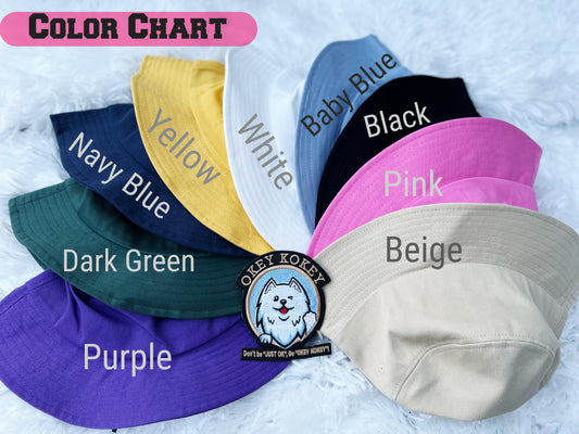 Hot Summer Bucket Hat - Trendy Cotton Sun Hat for Beach, Golf, Fishing - Unisex Bucket Hat