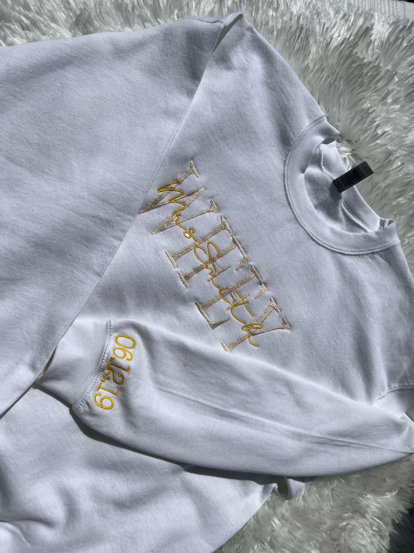 Wifey Sweatshirt w/ Last name